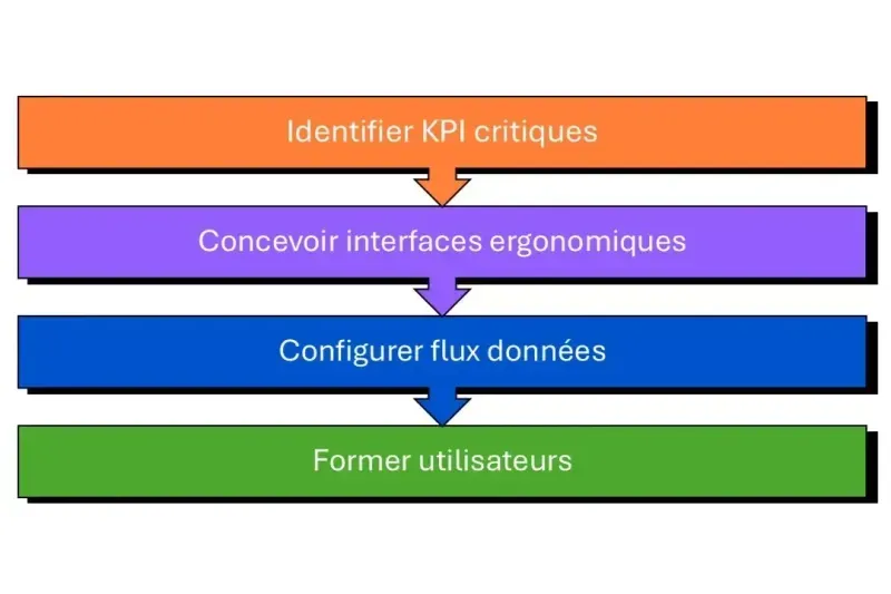 dashboards étape par étape industrie