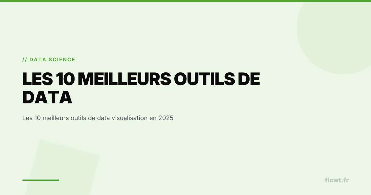 Les 10 meilleurs outils de data visualisation en 2025