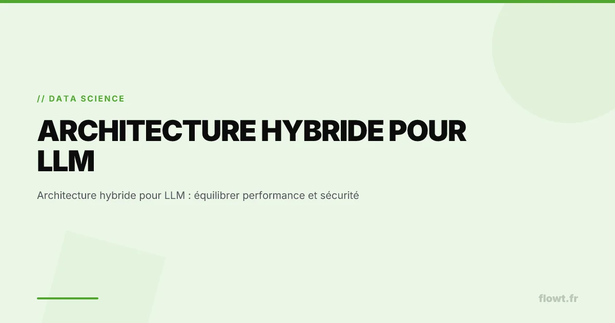Architecture hybride pour LLM : équilibrer performance et sécurité