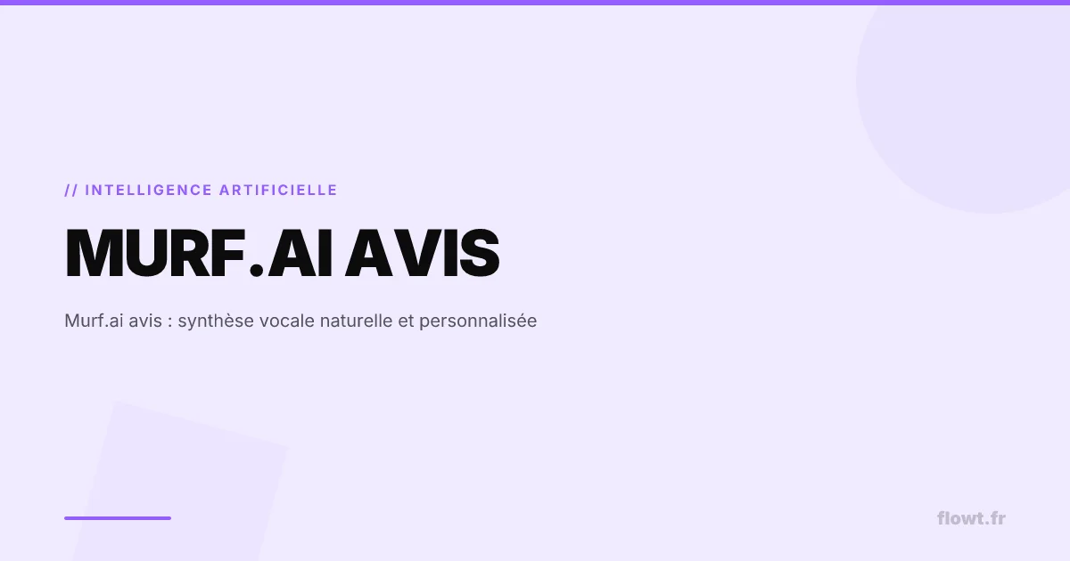 Murf.ai avis : synthèse vocale naturelle et personnalisée